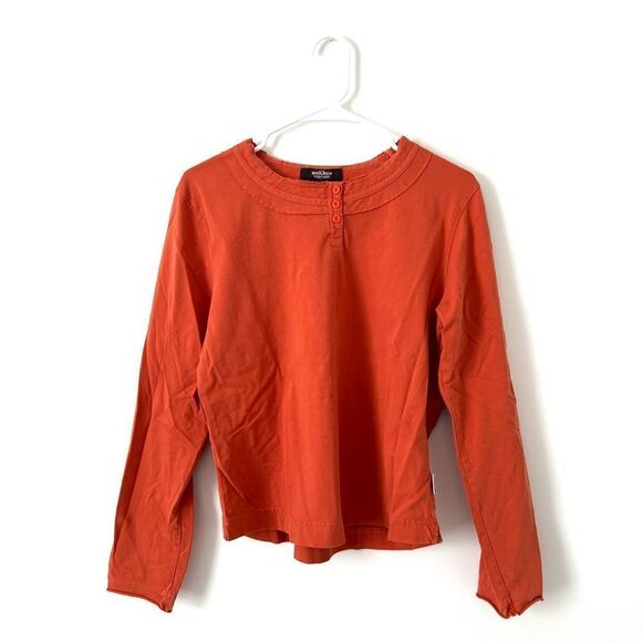 Woolrich Orange Long Sleeve Top - Picture 1 of 6
